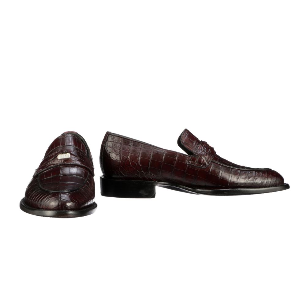 Lucchese Peso Loafer - Black Cherry