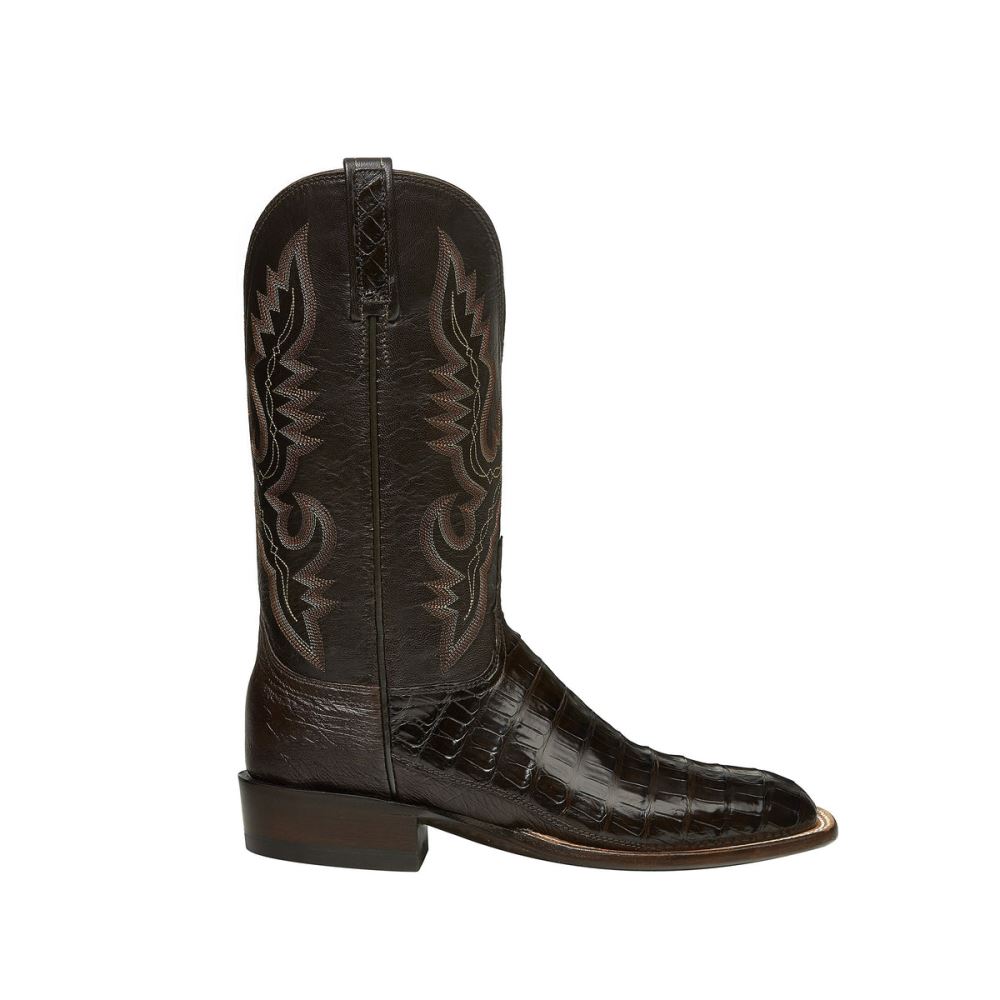 Lucchese Trent - Chocolate + Dark Brown