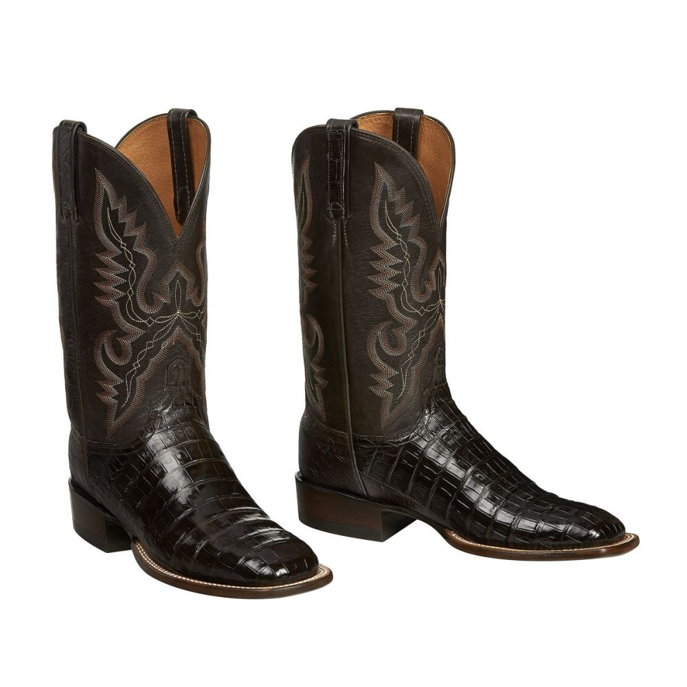 Lucchese Trent - Chocolate + Dark Brown