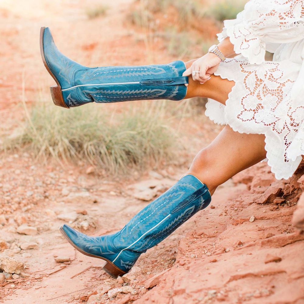 Lucchese Priscilla - Ocean Blue