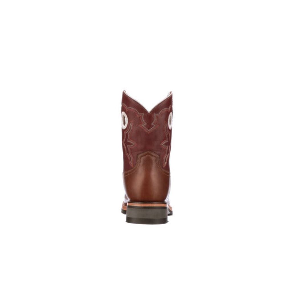 Lucchese Ruth Short - Tan + Red