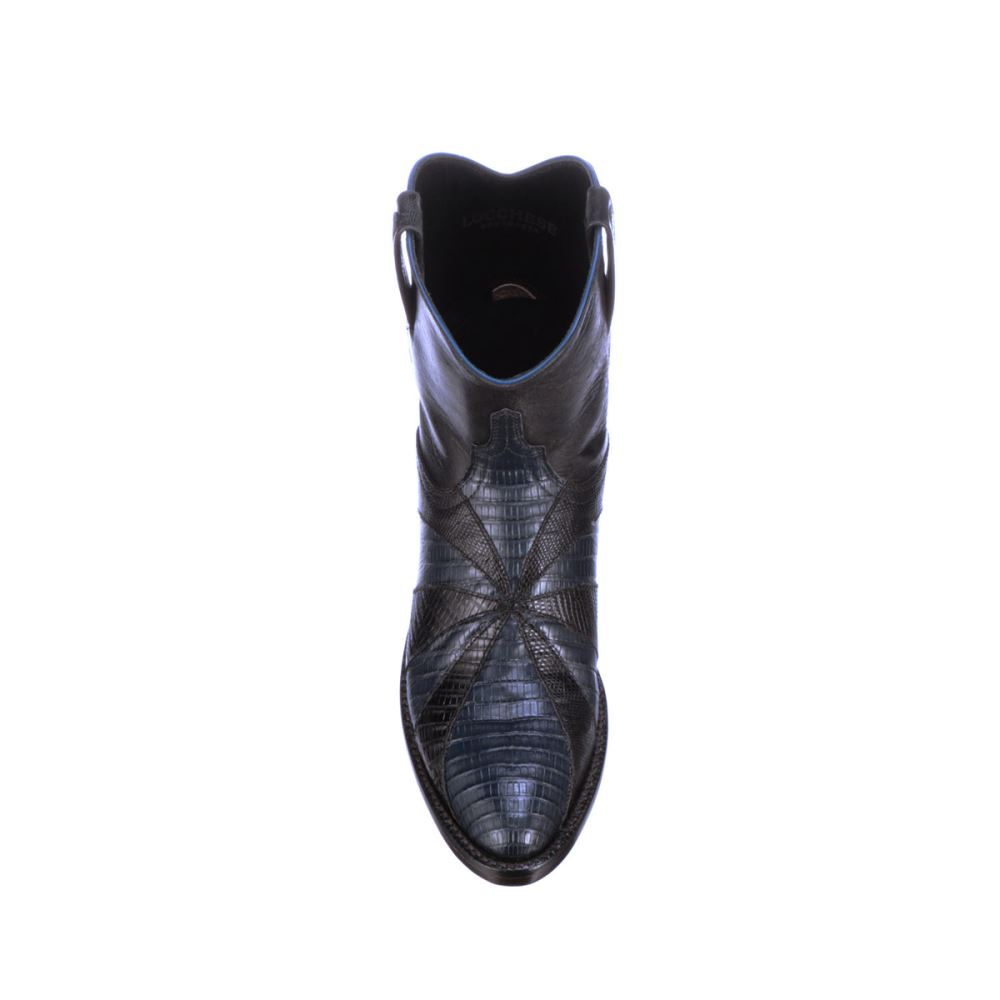 Lucchese Gillian - Navy/Black + Black