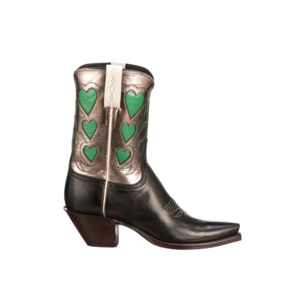 Lucchese Queen of Hearts - Black + Pewter