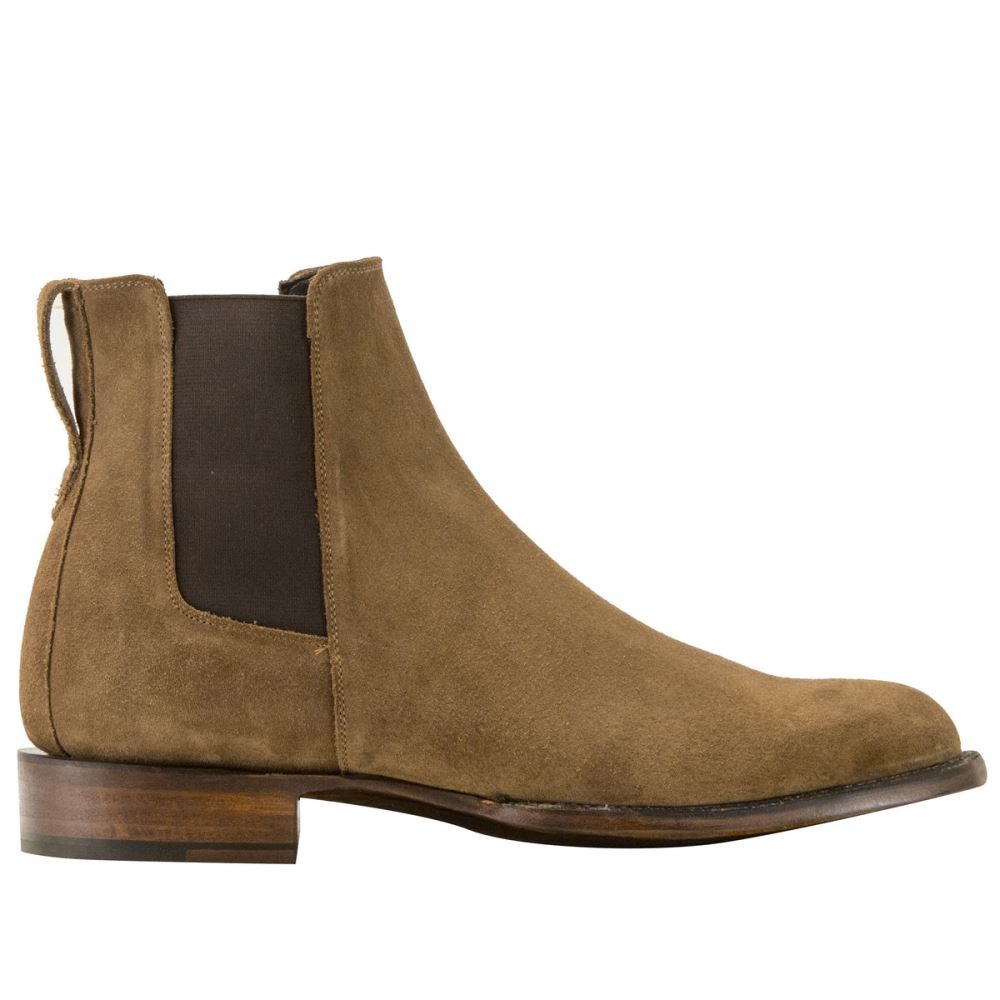 Lucchese Grayson - Espresso + Beige