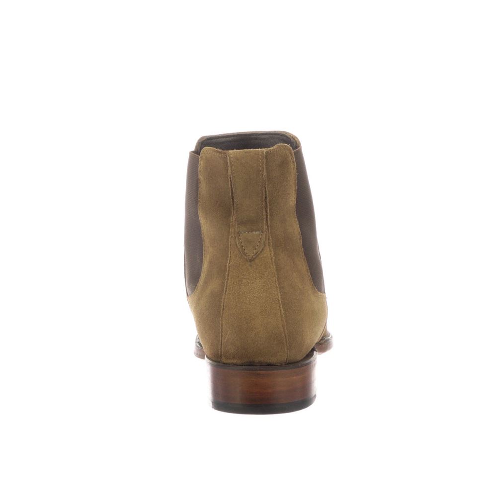 Lucchese Grayson - Espresso + Beige