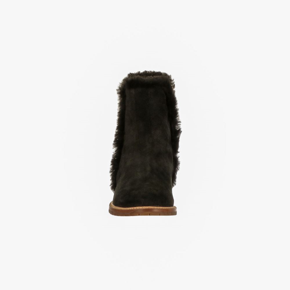 Lucchese Shearling Garden Boot - Black