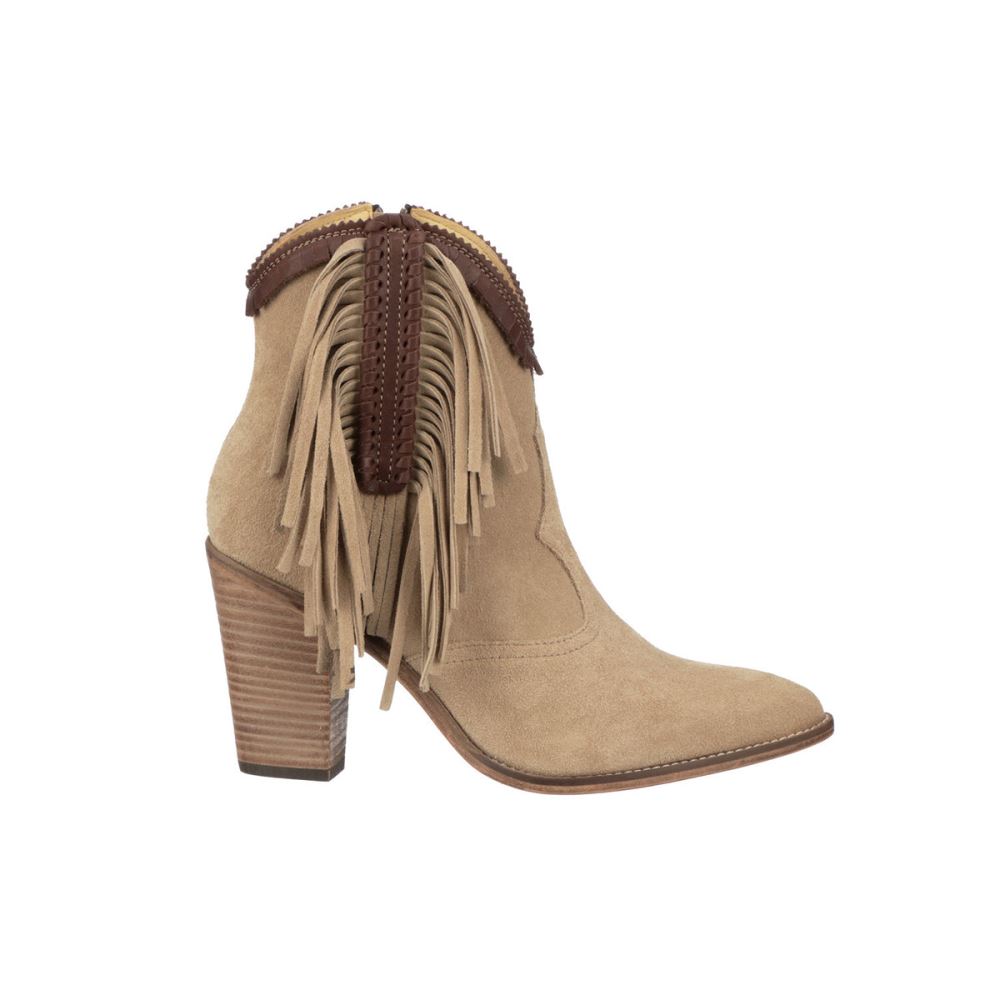 Lucchese Sofia Fringe - Camel