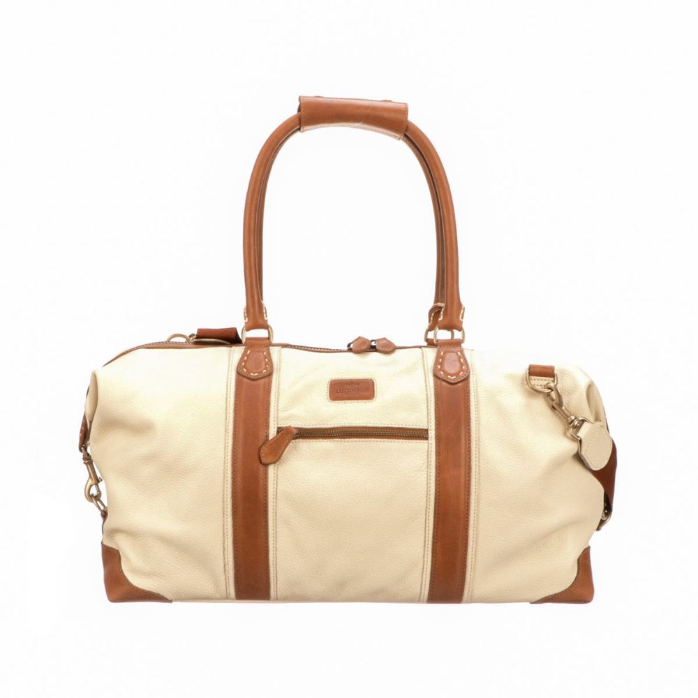 Lucchese Frances Overnight Duffel - Bone