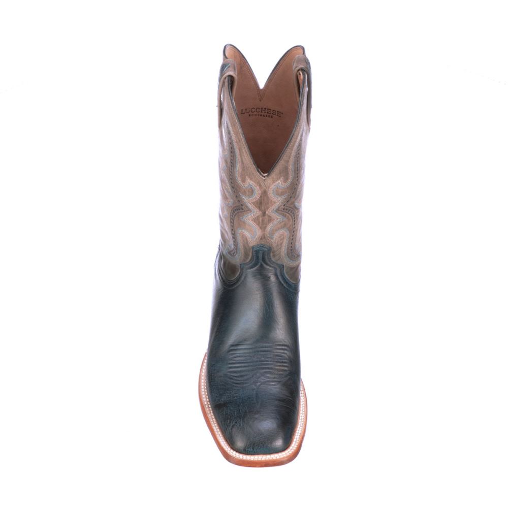 Lucchese Cecil Exotic - Navy