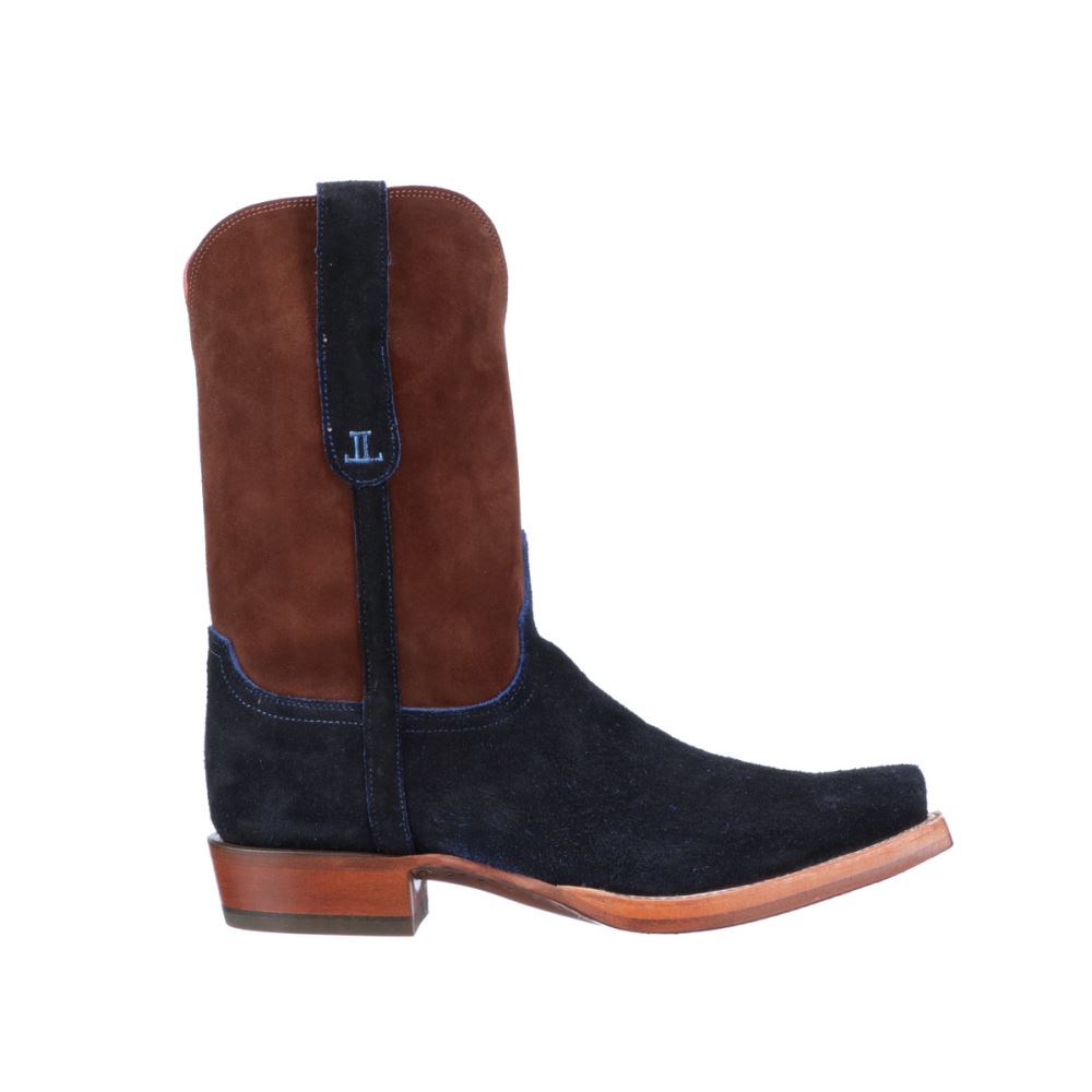 Lucchese Stead - Blue + Rust