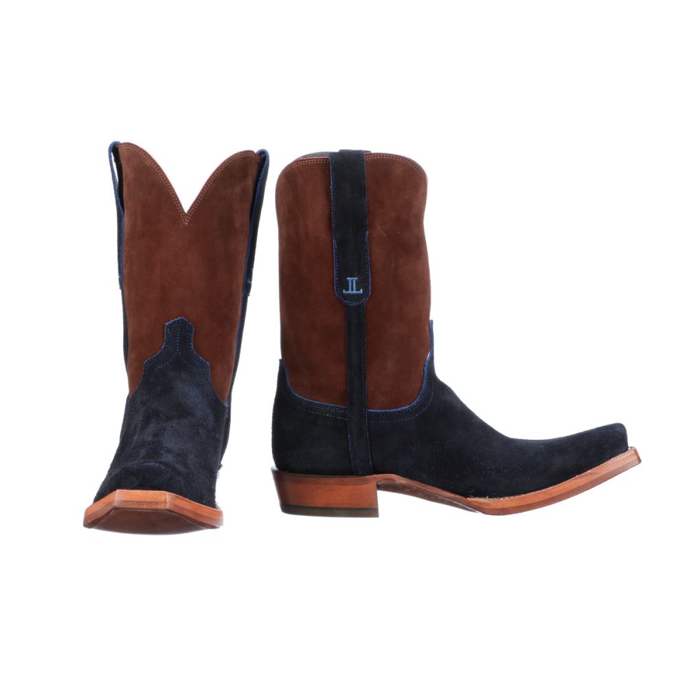 Lucchese Stead - Blue + Rust