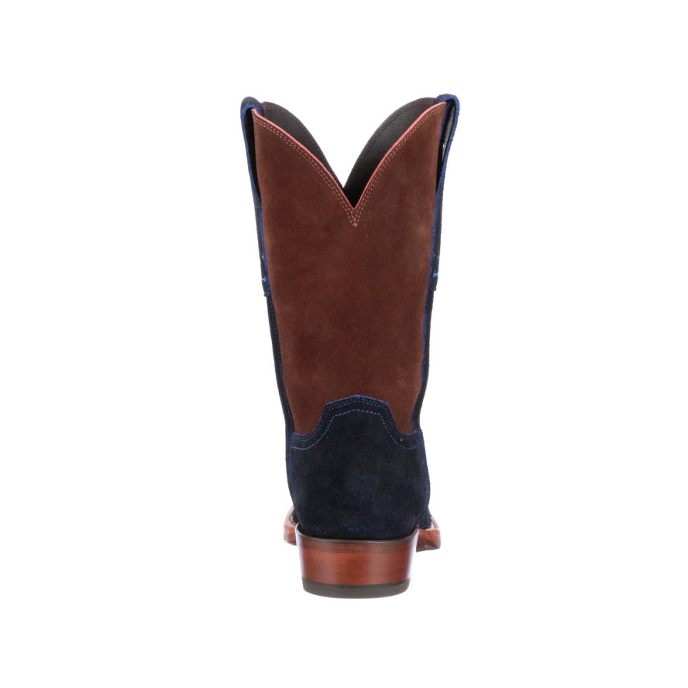 Lucchese Stead - Blue + Rust