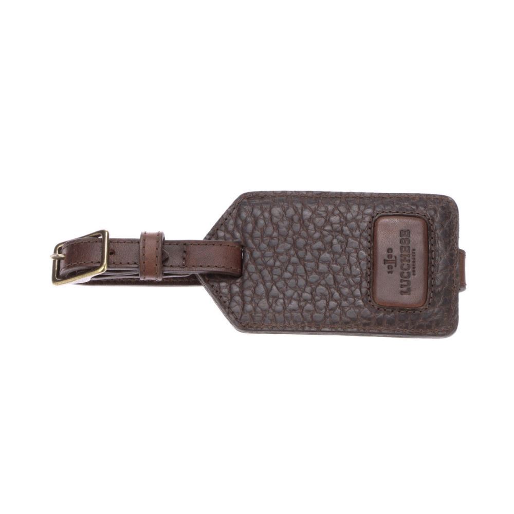 Lucchese Travel Luggage Tag - Chocolate