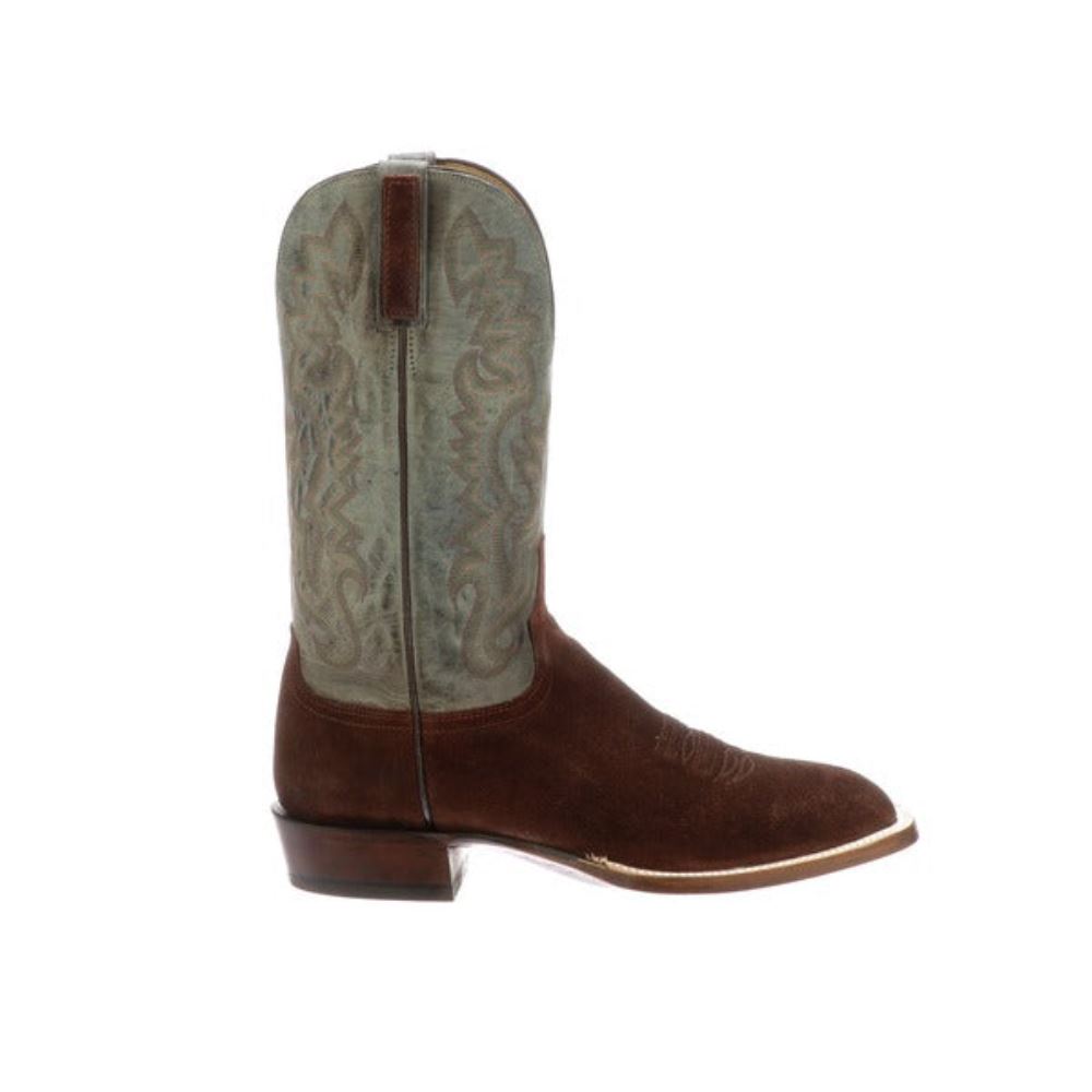 Lucchese Levi - Rust + Sky Blue