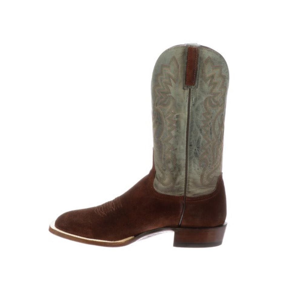 Lucchese Levi - Rust + Sky Blue