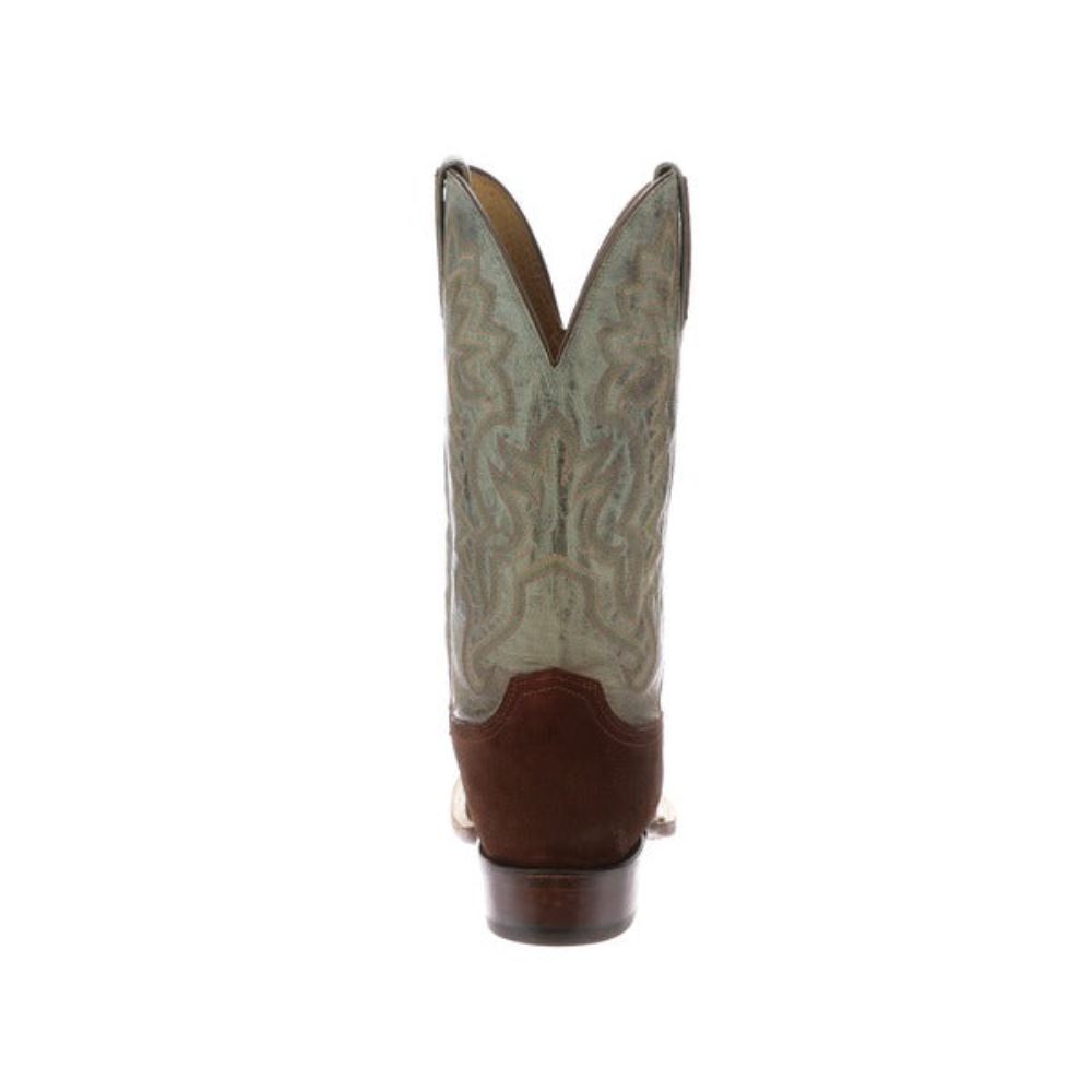 Lucchese Levi - Rust + Sky Blue