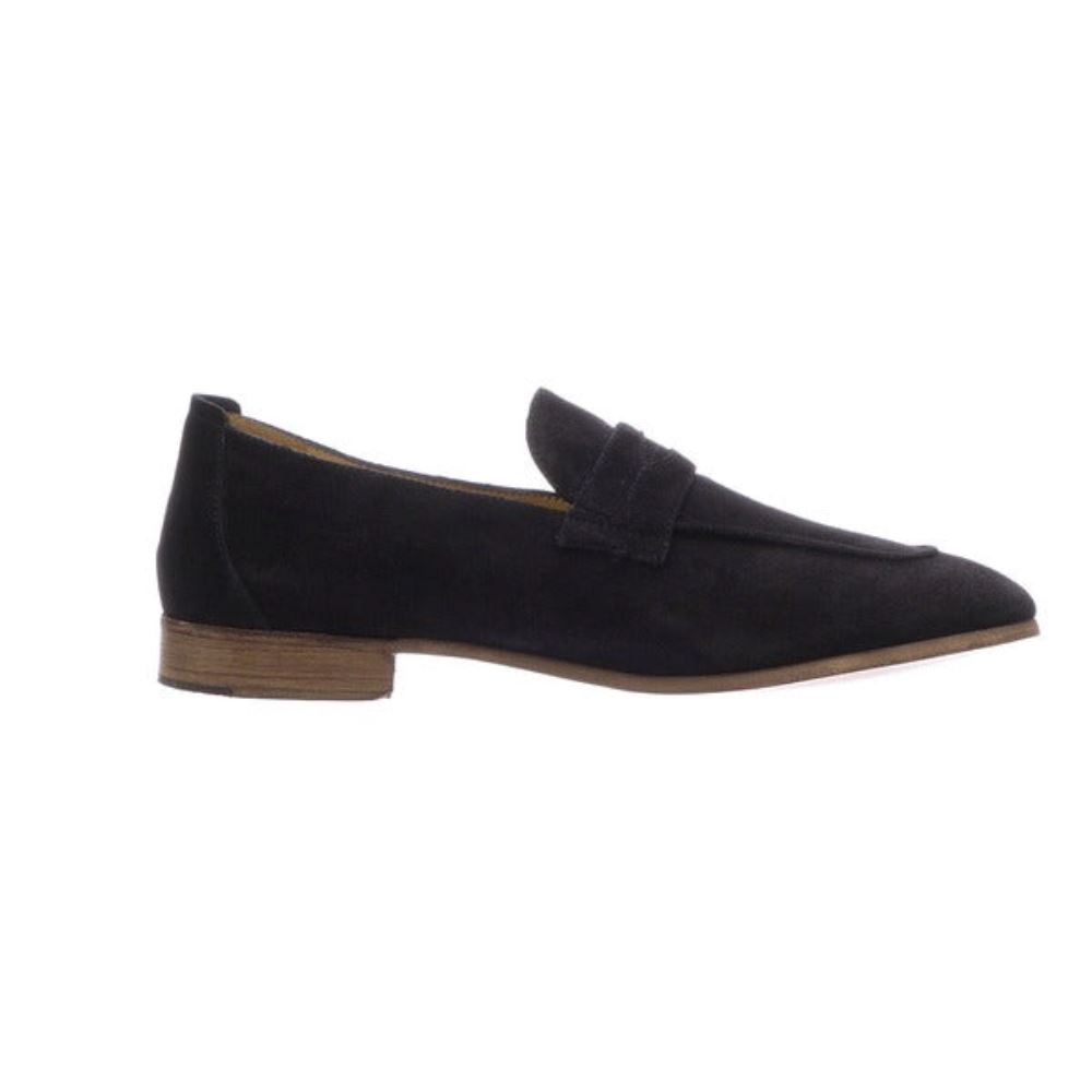 Lucchese Fausto - Navy + Suede