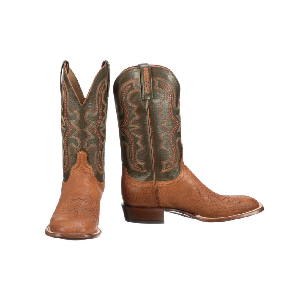 Lucchese Cecil Exotic - Cognac