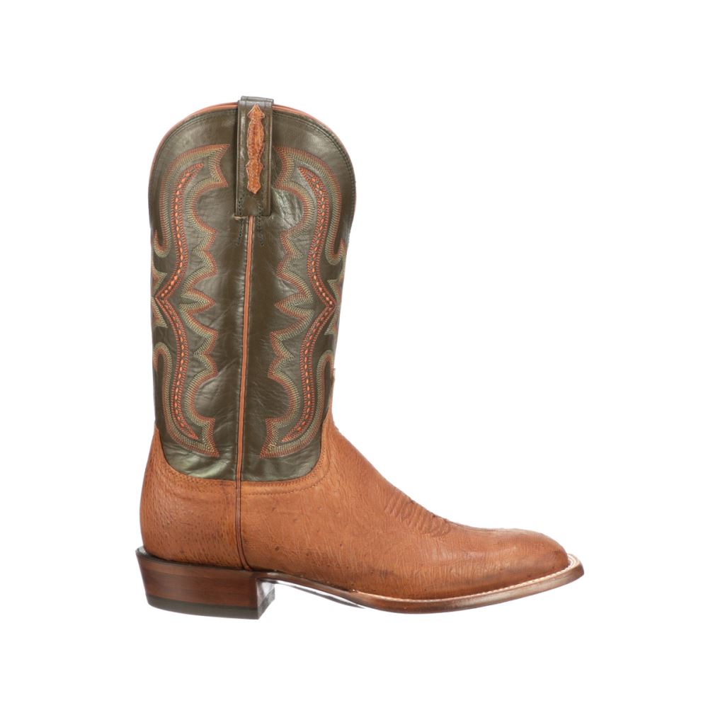 Lucchese Cecil Exotic - Cognac