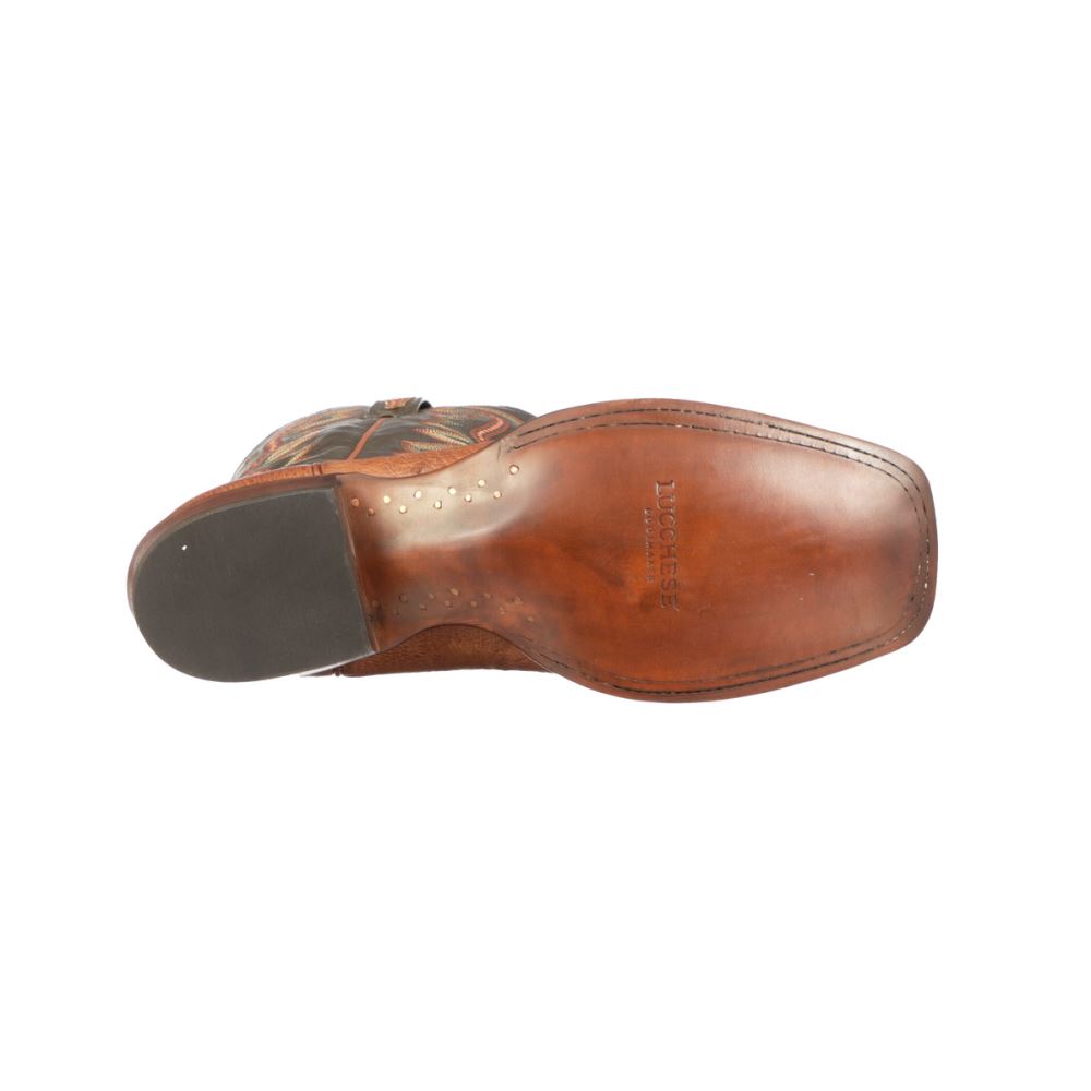 Lucchese Cecil Exotic - Cognac