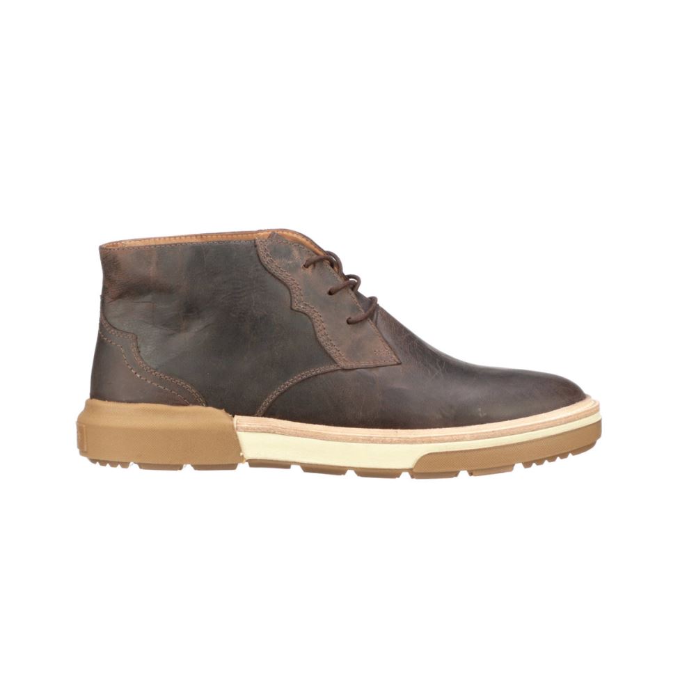 Lucchese After-Ride Lace Up Chukka Boot - Chocolate