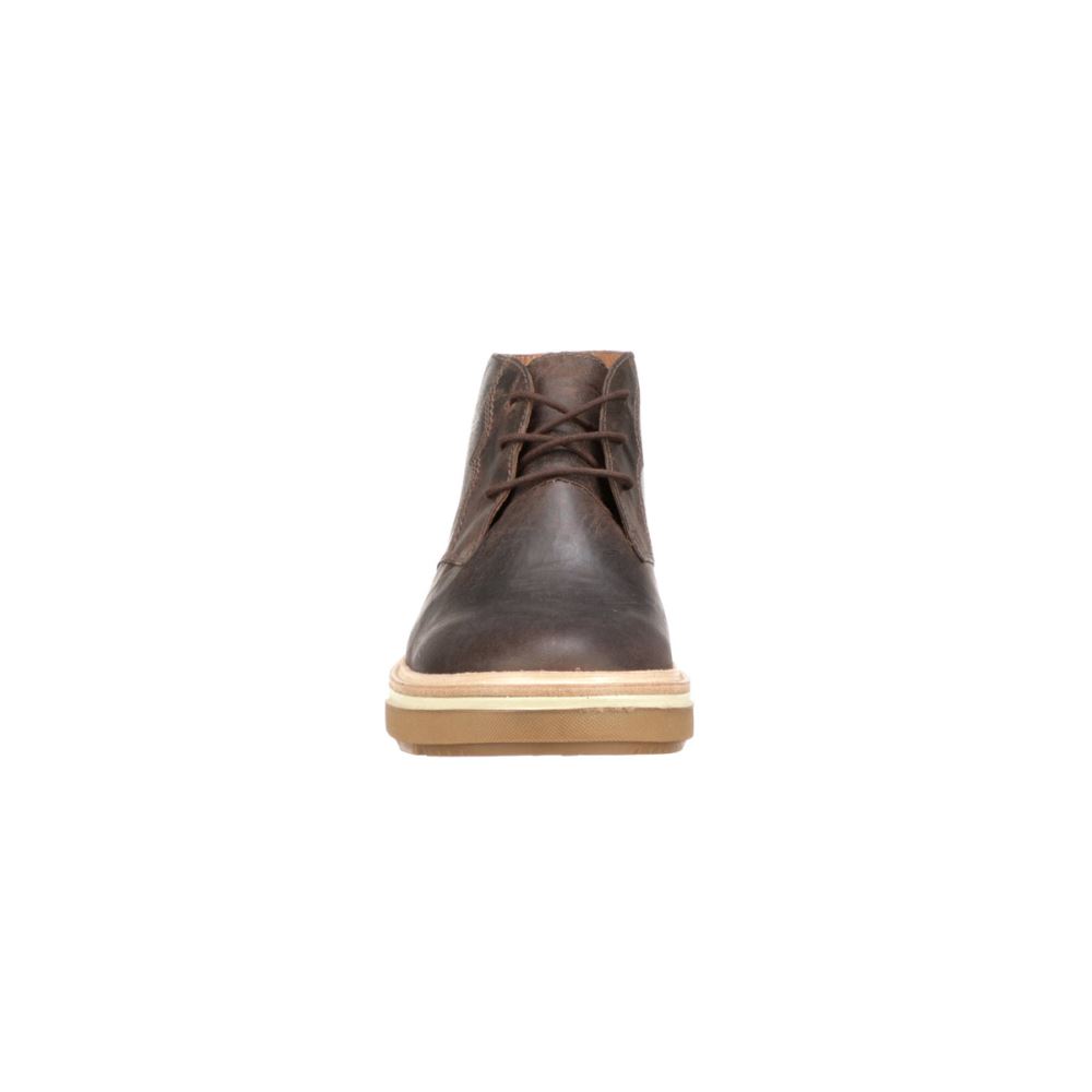 Lucchese After-Ride Lace Up Chukka Boot - Chocolate