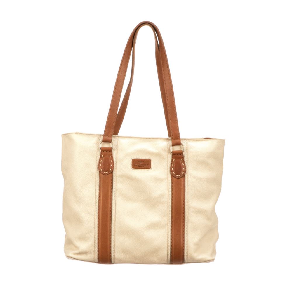 Lucchese Frances Carryall Tote - Bone