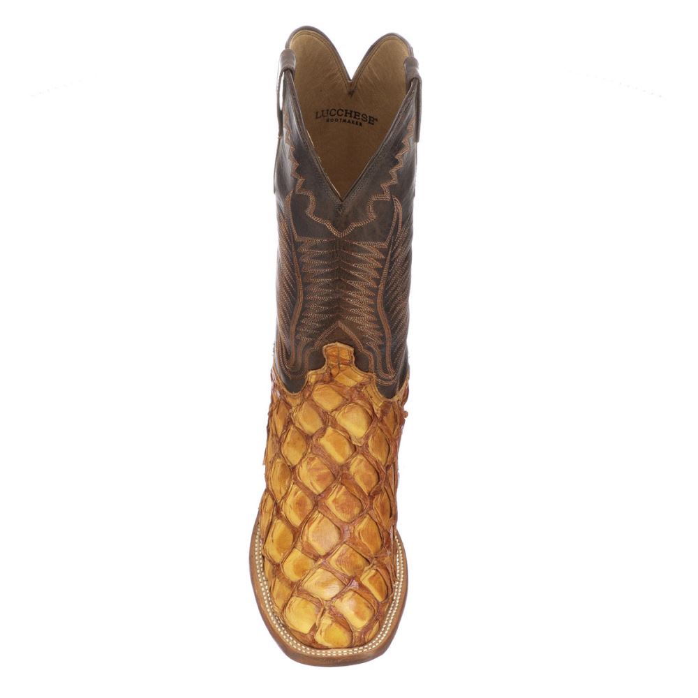 Lucchese Brooks - Cognac + Chocolate