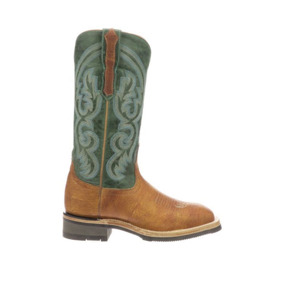 Lucchese Ruth - Cognac + Green