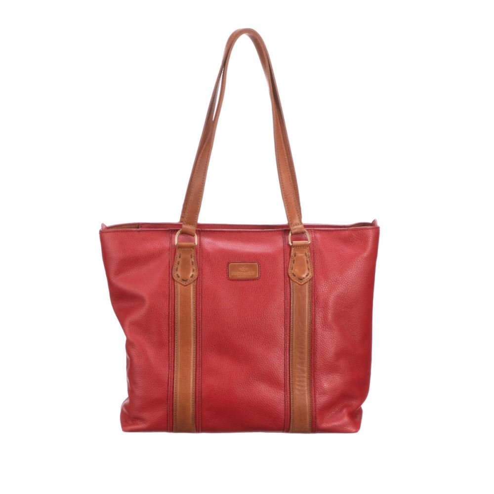 Lucchese Frances Carryall Tote - Red
