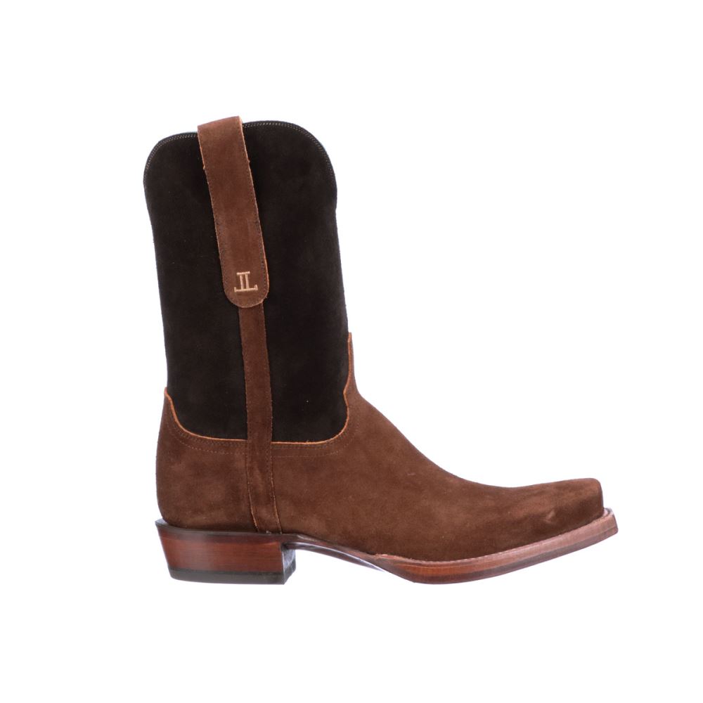Lucchese Stead - Chocolate + Olive