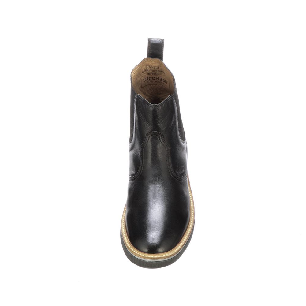 Lucchese After-Ride Chelsea Boot - Black