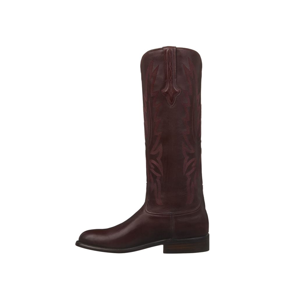 Lucchese Competition Polo Boot - Cordovan