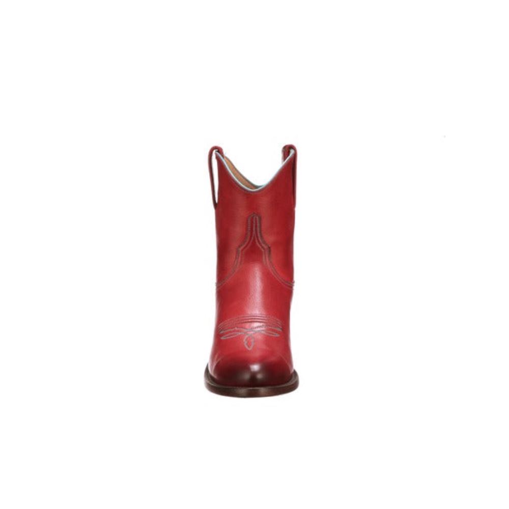 Lucchese Gaby - Red + Turquoise