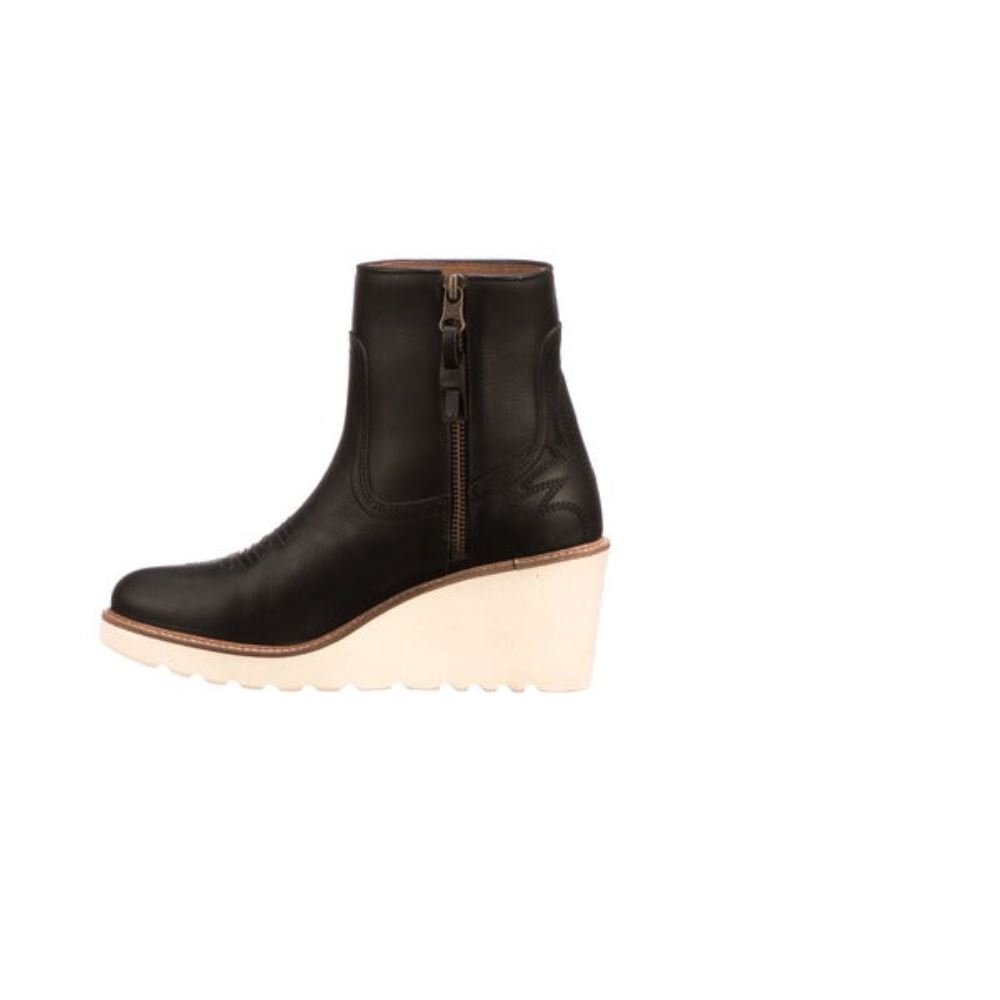 Lucchese Music City Wedge Bootie - Black