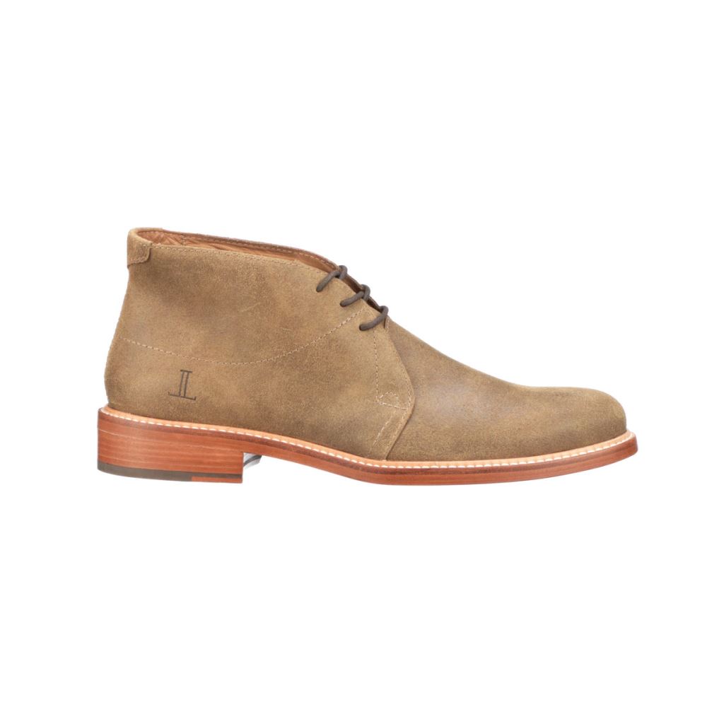 Lucchese After-Ride Suede Chukka Boot - Olive