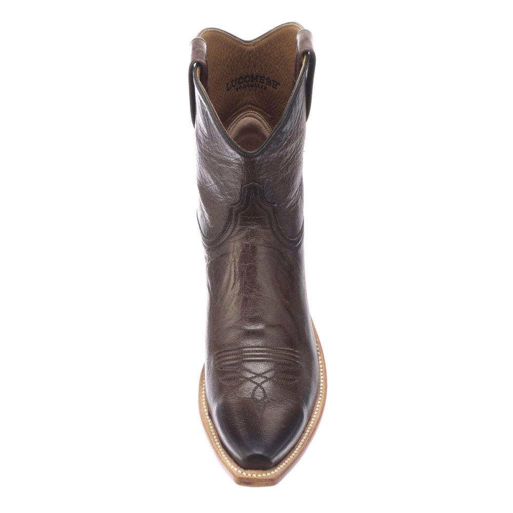 Lucchese Gaby - Chocolate + Goat