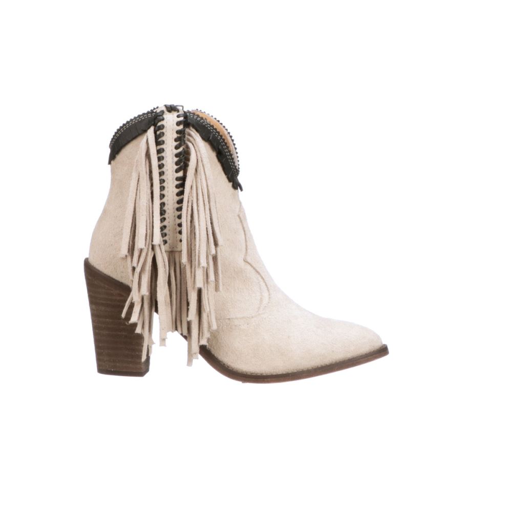 Lucchese Sofia Fringe - Bone