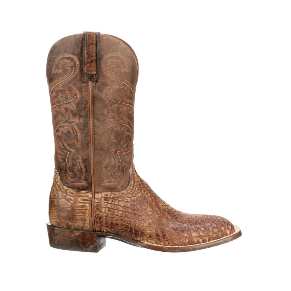 Lucchese Russell - Cognac + Chocolate