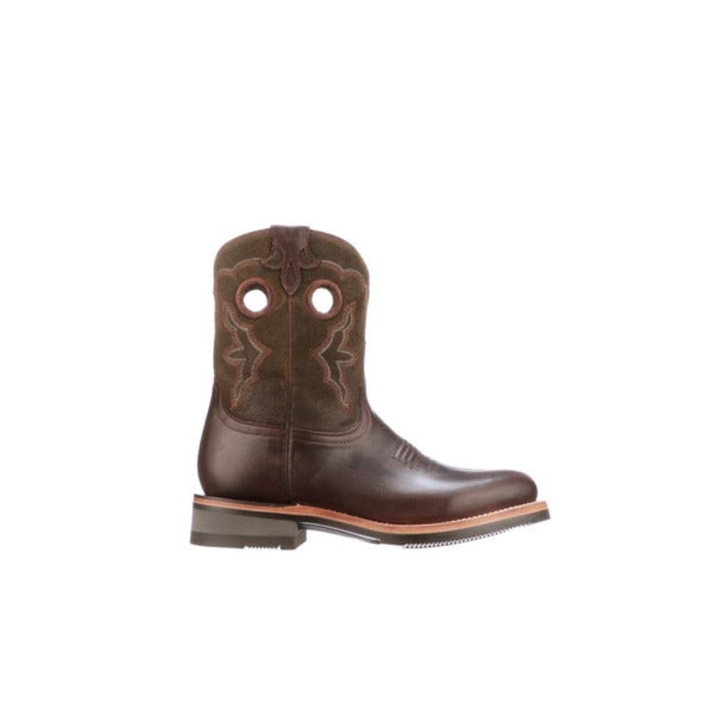 Lucchese Ruth Short - Chocolate + Olive