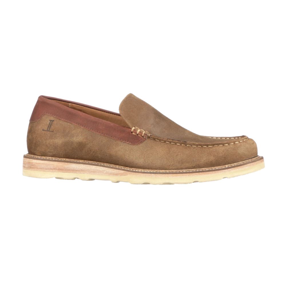 Lucchese After-Ride Slip On Moccasin - Olive