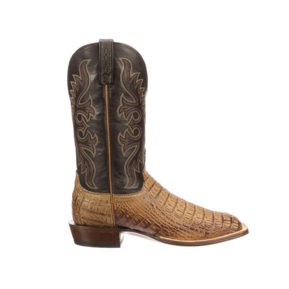 Lucchese Fisher - Tan + Chocolate