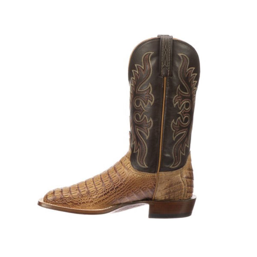 Lucchese Fisher - Tan + Chocolate
