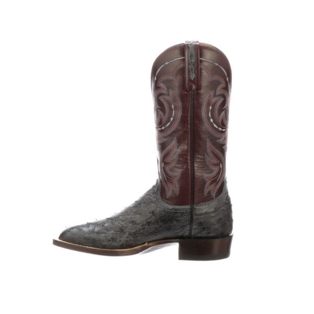 Lucchese Harris - Anthracite Grey + Black Cherry