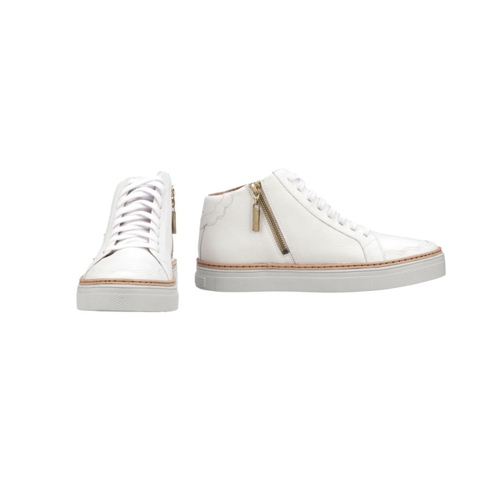 Lucchese After Ride Low Top Sneaker - White