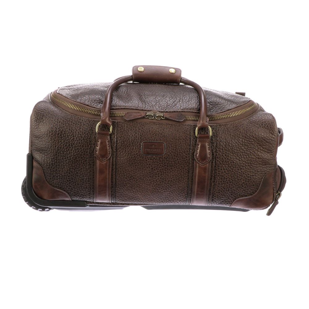 Lucchese Rolling Duffel - Chocolate