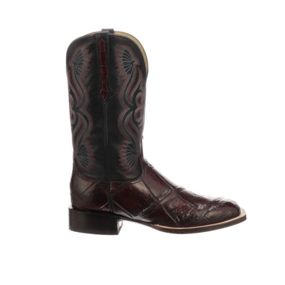 Lucchese Roy - Black Cherry + Black