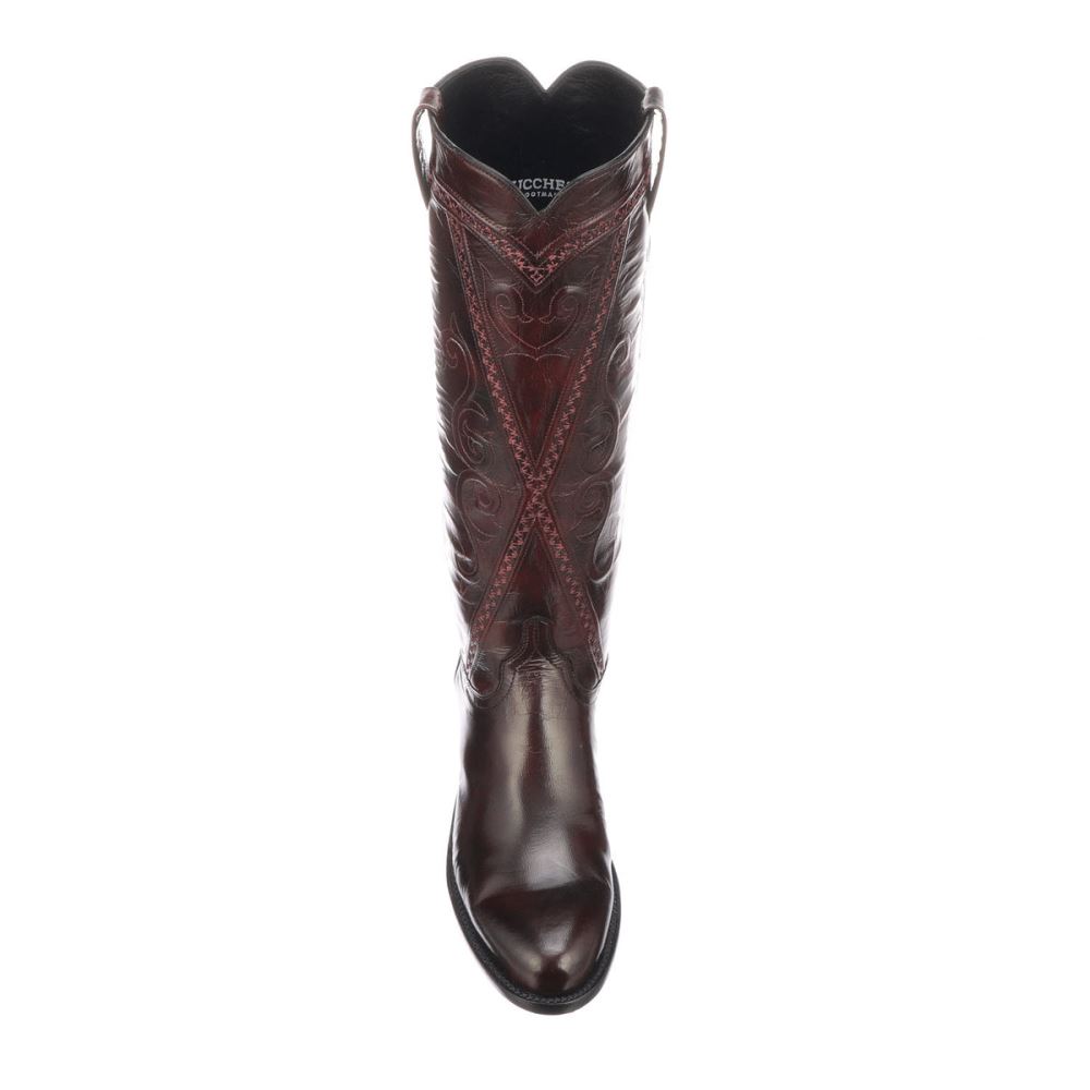 Lucchese Dora - Black Cherry