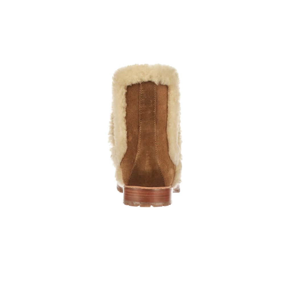 Lucchese Shearling Garden Boot - Tan