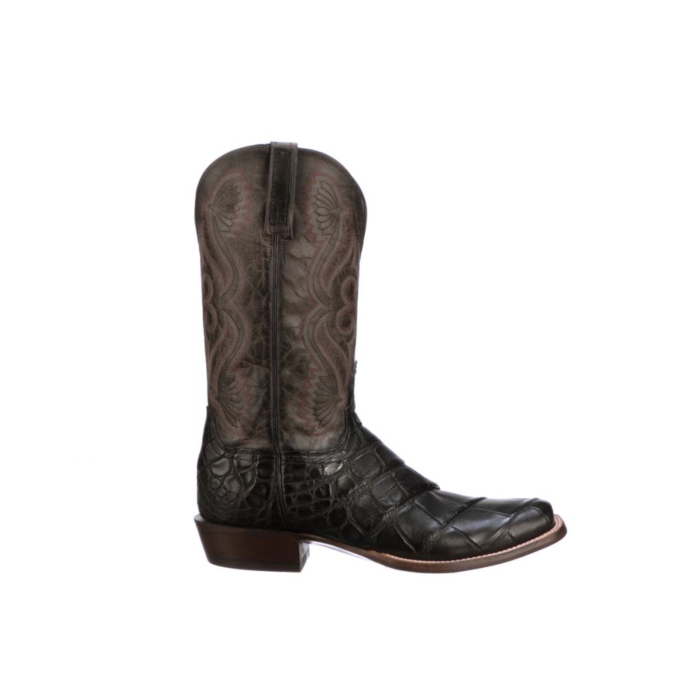 Lucchese Roy - Black + Anthracite Grey
